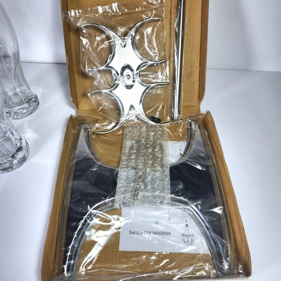 Alexander Keith's Beer Glasses and Stand Set 4 Glasses Barware A. Keith's - Picture 9 of 13